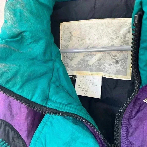 American Vintage Women's multi Jacket size small still oversized and baggy look - Picture 4 of 4